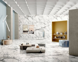 Công trình được nâng tầm bởi vẻ đẹp của gạch ốp lát nhập khẩu