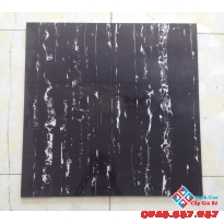 Đá bóng kiếng 60x60 đen sọc trắng giá rẻ