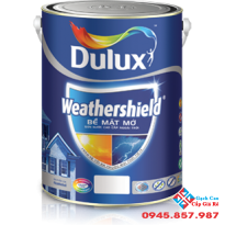 Sơn Dulux Weathershield ngoài trời cao cấp BJ8 Lon 5 Lít