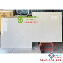 Gạch lát nền 120x120 ấn độ lát nền màu kem vân