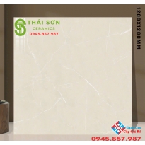 Gạch lát nền 120x120 ấn độ màu kem vàng bóng kiếng