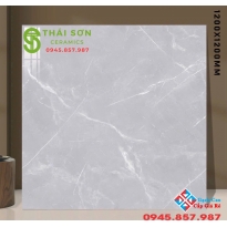 Gạch lát nền 120x120 ấn độ màu xám vân trắng cao cấp 