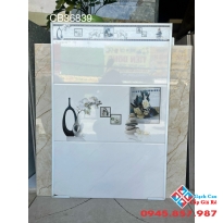 Gạch ốp tường men bóng 30x60 vân trắng 