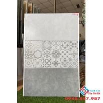 Gạch men dán tường 30x60 hoa văn giả cổ