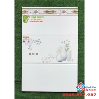Gạch men bóng ý mỹ 30x60 ốp tường tông trắng