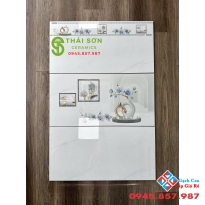 Gạch bóng kiếng 40x80 cmc ốp tường trắng vân mây giá rẻ