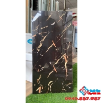 Gạch ốp trung quốc 40x80 khắc nhũ kim bóng kiếng