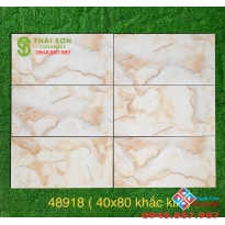 Gạch ốp lát bóng kính khắc kim cao cấp 40x80 trung quốc
