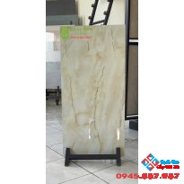 Gạch ốp tường 40x80 trung quốc khắc kim vàng vân đá ngọc onyx