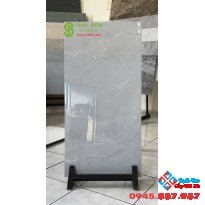 Gạch ốp tường 40x80 trung quốc khắc kim nhũ bạc vân xám