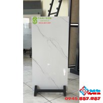 Gạch ốp tường 40x80 trung quốc khắc kim màu trắng