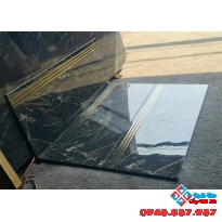 Gạch cầu thang cao cấp khắc kim vàng mới đẹp