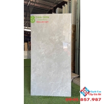 Gạch lát nền 60x120 bóng kiếng ấn độ màu xám vân cao cấp