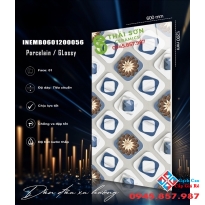 Gạch ốp lát bóng kiếng 60x120 trang trí phòng khách đẹp