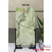 Gạch bóng kiếng vân xanh 60x120 cao cấp tại Lâm Đồng