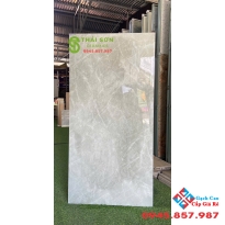 Gạch lát nền ấn độ 60x120 bóng kiếng màu xám đá giá rẻ