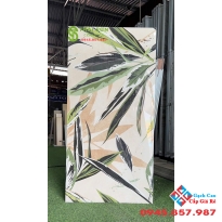 Gạch apodio siêu bóng 60x120 ốp trang trí họa tiết tán lá