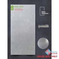 Gạch lát nền 60x120 apodio mờ tinh thể màu xám nhạt