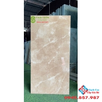 Gạch apodio siêu bóng 60x120 lát nền màu nâu cafe sữa