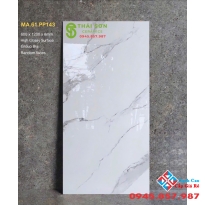 Gạch ốp lát 60x120 apodio màu trắng vân mây siêu bóng