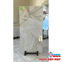 Gạch trung quốc 60x120 lát nền vân đá khắc kim vàng