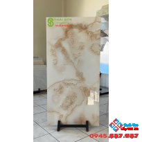 Gạch trung quốc 60x120 khắc kim tông màu kem 