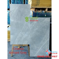 Gạch ấn độ 60x120 vân đá bóng kiếng Armani Grey