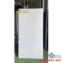 Gạch lát nền ấn độ matt mờ màu trắng vân mây 60x120