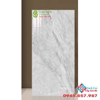 Gạch ốp lát 60x120 ấn độ màu xám vân đá bề mặt bóng kiếng