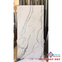Gạch 60x120 đá mờ trắng vân mây