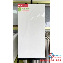 Gạch trung quốc 60x120 lát nền vân trắng mây bóng kiếng