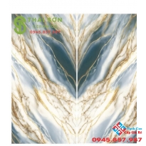 Gạch 60x120 siêu bóng lát nền ấn độ màu xanh vân đá