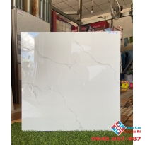 Gạch bóng kiếng lót nền 60x60 vân mây trắng