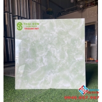 Gạch 60x60 bóng kiếng vân xanh ốp lát giá rẻ