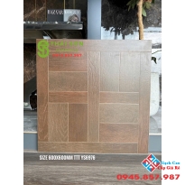 Phòng khách lát gạch giả gỗ 60x60 trung quốc