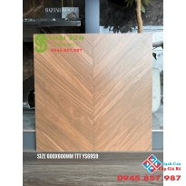 Gạch vân gỗ xương cá 60x60 matt mờ trung quốc
