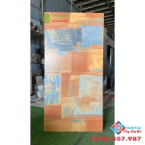 Gạch ốp lát nhập khẩu ấn độ 80x160 họa tiết tranh sơn dầu độc lạ