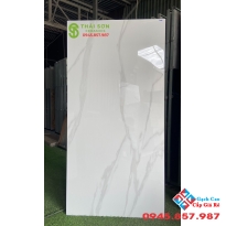 Gạch lát nền 80x160 bóng kiếng ấn độ vân đá trắng