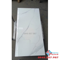 Gạch cao cấp lát nền 800x1600 siêu bóng vân trắng mây