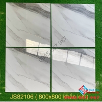 Gạch 80x80 vân đá khắc kim trung quốc