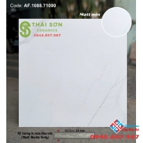 Gạch matt mờ 80x80 apodio trắng vân mây cao cấp