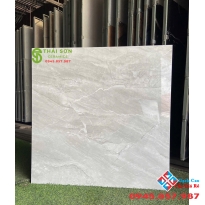 Gạch fushita lát nền 80x80 vân xám bóng kiếng