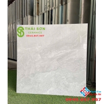 Gạch lát nền màu xám vân đá ViD 80x80 bóng kiếng cao cấp