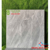 Gạch hà thanh 80x80 màu xám vân đá lát nền đẹp