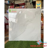 Gạch 80x80 lót sàn phòng khách đá bóng kiếng