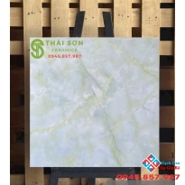 Gạch lát nền hà thanh 80x80 vân đá xanh bóng kiếng