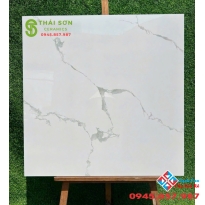 Gạch hà thanh trắng vân mây 80x80 lát nền cao cấp