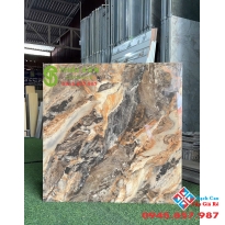 Gạch kamado 80x80 lát nền bóng kiếng vân đá cẩm thạch