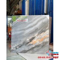 Gạch 80x80 trung quốc khắc kim lát nền màu xám ghi bóng kiếng