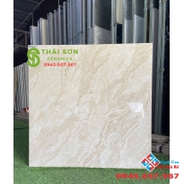 Gạch catalan 80x80 bóng kiếng lát nền màu nâu vân đá